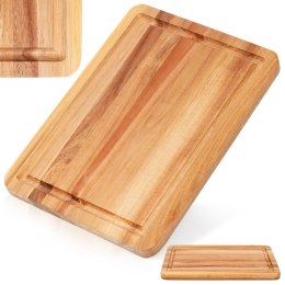 Deska do krojenia i serwowania drewniana 28x20cm EXCELLENT HOUSEWARE 259694