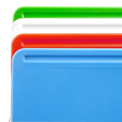 Deski do krojenia plastikowe ze stojakiem 20x15cm 4 szt. EXCELLENT HOUSEWARE 259164 Deski do krojenia plastikowe ze stojakiem 20x15cm 4 szt. EXCELLENT HOUSEWARE 259164