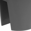 Doniczka balkonowa plastikowa szara duża 28 cm VILDE 339157 Doniczka balkonowa plastikowa szara duża 28 cm VILDE 339157