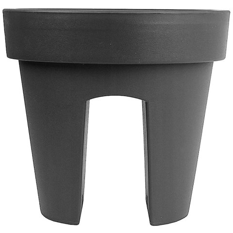 Doniczka balkonowa plastikowa szara duża 28 cm VILDE 339157 Doniczka balkonowa plastikowa szara duża 28 cm VILDE 339157