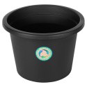 Doniczka ogrodowa plastikowa czarna okrągła 34 cm duża VILDE 339515 Doniczka ogrodowa plastikowa czarna okrągła 34 cm duża VILDE 339515