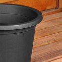 Doniczka ogrodowa plastikowa czarna okrągła duża 27,5 cm VILDE 339514 Doniczka ogrodowa plastikowa czarna okrągła duża 27,5 cm VILDE 339514