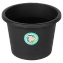 Doniczka ogrodowa plastikowa czarna okrągła duża 27,5 cm VILDE 339514 Doniczka ogrodowa plastikowa czarna okrągła duża 27,5 cm VILDE 339514