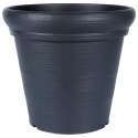 Doniczka ogrodowa plastikowa czarna okrągła duża 38x34 cm VILDE 339499 Doniczka ogrodowa plastikowa czarna okrągła duża 38x34 cm VILDE 339499