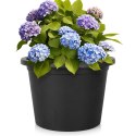 Doniczka ogrodowa plastikowa czarna okrągła duża 39 cm VILDE 339516 Doniczka ogrodowa plastikowa czarna okrągła duża 39 cm VILDE 339516
