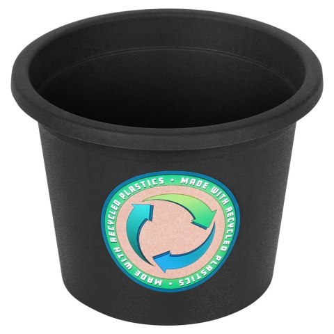 Doniczka ogrodowa plastikowa czarna okrągła mała 14,5 cm 3 szt. VILDE 339511 Doniczka ogrodowa plastikowa czarna okrągła mała 14,5 cm 3 szt. VILDE 339511