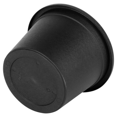 Doniczka ogrodowa plastikowa czarna okrągła mała 20 cm VILDE 339512 Doniczka ogrodowa plastikowa czarna okrągła mała 20 cm VILDE 339512