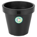Doniczka ogrodowa plastikowa czarna okrągła mała 29 cm VILDE 339508-S Doniczka ogrodowa plastikowa czarna okrągła mała 29 cm VILDE 339508-S