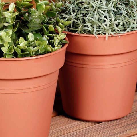 Doniczka ogrodowa plastikowa okrągła duża 17 cm 3 szt. PROGARDEN 339520 Doniczka ogrodowa plastikowa okrągła duża 17 cm 3 szt. PROGARDEN 339520