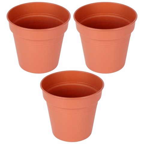 Doniczka ogrodowa plastikowa okrągła duża 17 cm 3 szt. PROGARDEN 339520 Doniczka ogrodowa plastikowa okrągła duża 17 cm 3 szt. PROGARDEN 339520