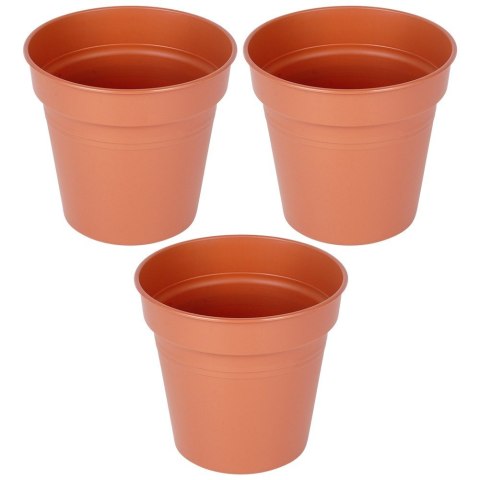 Doniczka ogrodowa plastikowa okrągła mała 13 cm 3 szt. PROGARDEN 339518 Doniczka ogrodowa plastikowa okrągła mała 13 cm 3 szt. PROGARDEN 339518