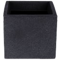 Doniczka ogrodowa plastikowa szara kwadratowa mała 20x17,5 cm VILDE 339318 Doniczka ogrodowa plastikowa szara kwadratowa mała 20x17,5 cm VILDE 339318
