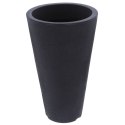 Doniczka ogrodowa plastikowa szara okrągła duża 28x45 cm VILDE 339312 Doniczka ogrodowa plastikowa szara okrągła duża 28x45 cm VILDE 339312