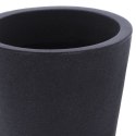 Doniczka ogrodowa plastikowa szara okrągła duża 28x45 cm VILDE 339312 Doniczka ogrodowa plastikowa szara okrągła duża 28x45 cm VILDE 339312