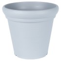 Doniczka ogrodowa plastikowa szara okrągła duża 38x34 cm VILDE 339500 Doniczka ogrodowa plastikowa szara okrągła duża 38x34 cm VILDE 339500