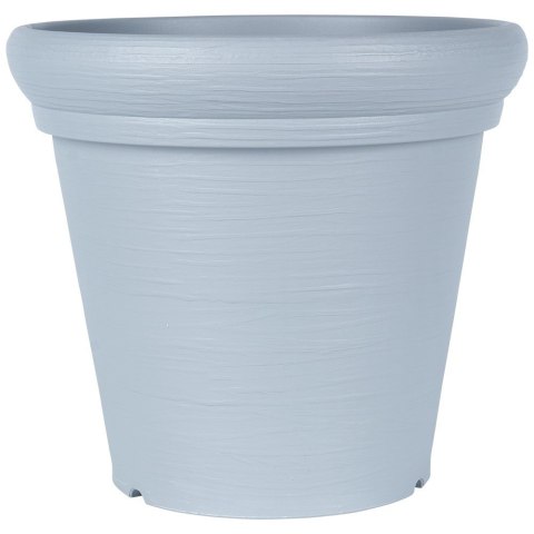 Doniczka ogrodowa plastikowa szara okrągła duża 38x34 cm VILDE 339500 Doniczka ogrodowa plastikowa szara okrągła duża 38x34 cm VILDE 339500