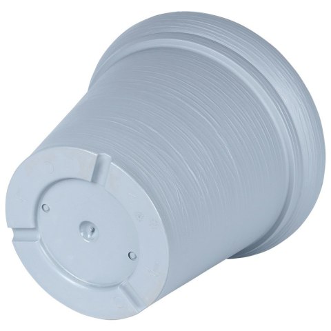 Doniczka ogrodowa plastikowa szara okrągła duża 38x34 cm VILDE 339500 Doniczka ogrodowa plastikowa szara okrągła duża 38x34 cm VILDE 339500