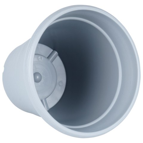 Doniczka ogrodowa plastikowa szara okrągła duża 38x34 cm VILDE 339500 Doniczka ogrodowa plastikowa szara okrągła duża 38x34 cm VILDE 339500