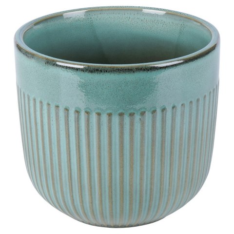 Doniczka porcelanowa donica duża zielona 17cm VILDE 569918 Doniczka porcelanowa donica duża zielona 17cm VILDE 569918