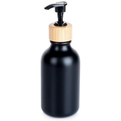 Dozownik do mydła płynu do naczyń na mydło czarny 300ml VILDE 569963 Dozownik do mydła płynu do naczyń na mydło czarny 300ml VILDE 569963