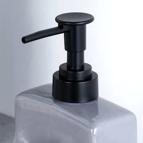 Dozownik do płynu do naczyń z pojemnikiem i gąbką szary 400ml VILDE 568008 Dozownik do płynu do naczyń z pojemnikiem i gąbką szary 400ml VILDE 568008