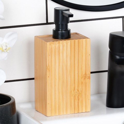 Dozownik na mydło do mydła płynu do naczyń zlewozmywaka drewniany 280ml BATHROOM SOLUTIONS 567046