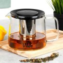 Dzbanek z zaparzaczem do herbaty szklany żaroodporny 1.5L VILDE 259723 Dzbanek z zaparzaczem do herbaty szklany żaroodporny 1.5L VILDE 259723