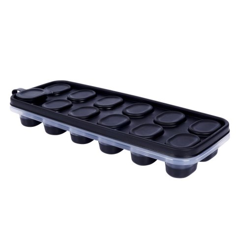 Forma do 12 kostek lodu z pokrywką na lód kostki foremka 25 cm VILDE 259296 Forma do 12 kostek lodu z pokrywką na lód kostki foremka 25 cm VILDE 259296