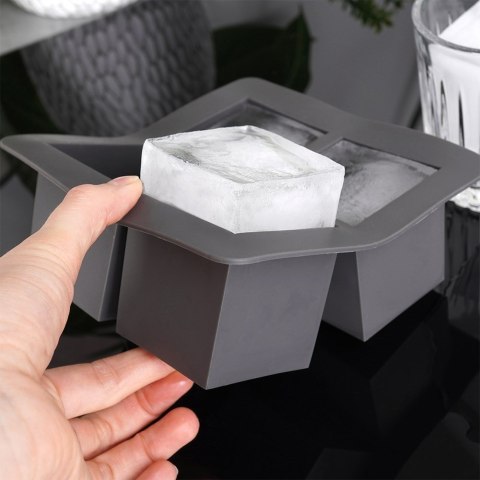 Forma foremka do kostek lodu XXL silikonowa pojemnik na lód kostki EXCELLENT HOUSEWARE 259654 Forma foremka do kostek lodu XXL silikonowa pojemnik na lód kostki EXCELLENT HOUSEWARE 259654