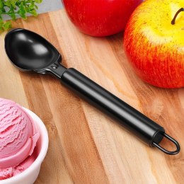 Gałkownica łyżka do lodów ziemniaków puree kaszy metalowa czarna MATOWA EXCELLENT HOUSEWARE 259738