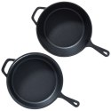 Garnek z patelnią żeliwne zestaw komplet 24 cm / 3.5L CAST LINE VILDE 199032 Garnek z patelnią żeliwne zestaw komplet 24 cm / 3.5L CAST LINE VILDE 199032