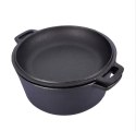 Garnek żeliwny 2w1, 4.5L, 26cm, KRISBERG KS-7702