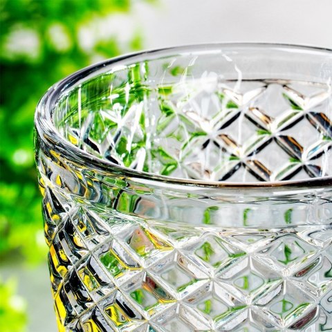 Kieliszek do wina czerwonego białego napojów szklany czarny 270ml VILDE 139662 Kieliszek do wina czerwonego białego napojów szklany czarny 270ml VILDE 139662