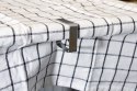 Klipsy do obrusu ceraty obrusa metalowe zestaw klipsów 4 sztuki BRUNBESTE BB-3343