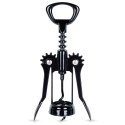 Korkociąg do wina otwieracz do butelek wina metalowy czarny 16cm VILDE 259686 Korkociąg do wina otwieracz do butelek wina metalowy czarny 16cm VILDE 259686