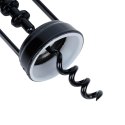 Korkociąg do wina otwieracz do butelek wina metalowy czarny 16cm VILDE 259686 Korkociąg do wina otwieracz do butelek wina metalowy czarny 16cm VILDE 259686