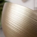Miseczka szklana złota do zupy na sałatkę przekąski chipsy 15cm 600ml VILDE 139260 Miseczka szklana złota do zupy na sałatkę przekąski chipsy 15cm 600ml VILDE 139260