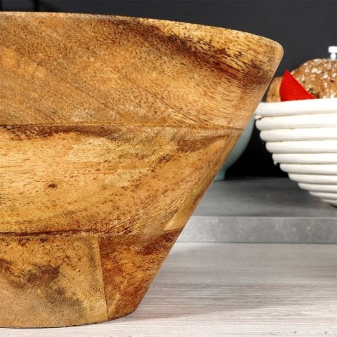 Miska drewniana na owoce warzywa przekąski MANGO 19.5cm 1L VILDE 139286 Miska drewniana na owoce warzywa przekąski MANGO 19.5cm 1L VILDE 139286