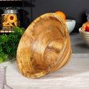 Miska drewniana na owoce warzywa przekąski MANGO 19.5cm 1L VILDE 139286 Miska drewniana na owoce warzywa przekąski MANGO 19.5cm 1L VILDE 139286