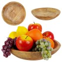 Miska drewniana na owoce warzywa przekąski MANGO 30cm 1.5L VILDE 139188 Miska drewniana na owoce warzywa przekąski MANGO 30cm 1.5L VILDE 139188