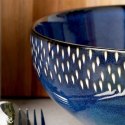 Miska sałatkowa do sałatki ceramiczna granatowa 25cm 2.8L SIAKI COLLECTION 139713