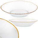 Miska sałatkowa do sałatki zupy szklana złota 20.5cm 500ml VILDE 139718 Miska sałatkowa do sałatki zupy szklana złota 20.5cm 500ml VILDE 139718