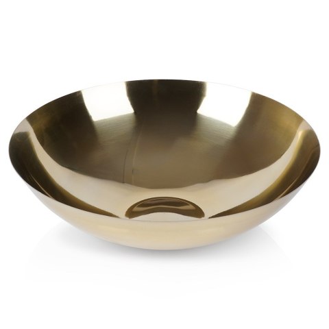 Miska stalowa na owoce warzywa przekąski słodycze złota 27.5cm 2.5L VILDE 139397 Miska stalowa na owoce warzywa przekąski słodycze złota 27.5cm 2.5L VILDE 139397