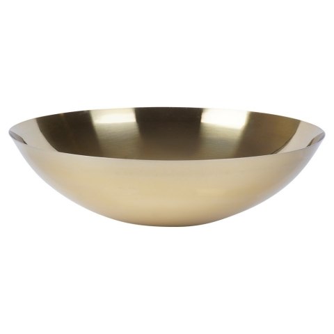 Miska stalowa na owoce warzywa przekąski słodycze złota 27.5cm 2.5L VILDE 139397 Miska stalowa na owoce warzywa przekąski słodycze złota 27.5cm 2.5L VILDE 139397