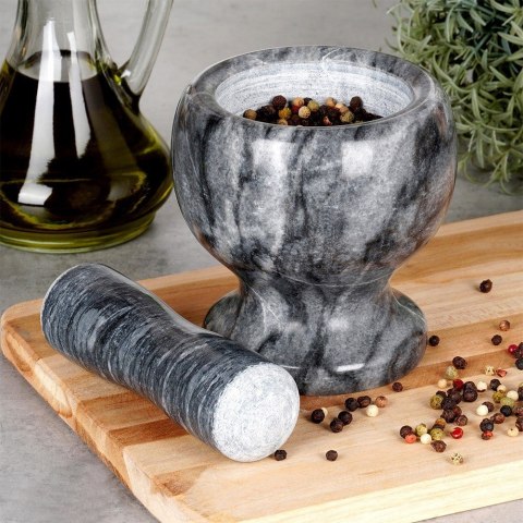 Moździerz kuchenny do przypraw leków ucierania ziół kamienny granitowy VILDE 259128 Moździerz kuchenny do przypraw leków ucierania ziół kamienny granitowy VILDE 259128