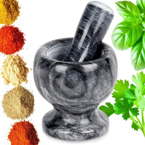 Moździerz kuchenny do przypraw leków ucierania ziół kamienny granitowy VILDE 259128 Moździerz kuchenny do przypraw leków ucierania ziół kamienny granitowy VILDE 259128