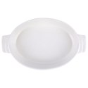 Naczynie żaroodporne do pieczenia ceramiczne białe owalne 31.5x19.5x6cm ALPINA 259299