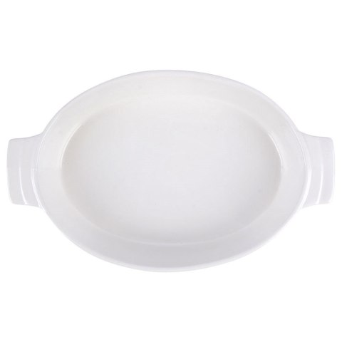 Naczynie żaroodporne do pieczenia ceramiczne białe owalne 31.5x19.5x6cm ALPINA 259299