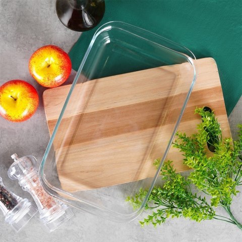 Naczynie żaroodporne szklane do piekarnika zapiekania 34.5x20.5x5cm 2.2L VILDE 259611 Naczynie żaroodporne szklane do piekarnika zapiekania 34.5x20.5x5cm 2.2L VILDE 259611