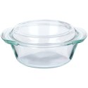 Naczynie żaroodporne z pokrywką szklane do zapiekania 1L + 270ml VILDE 259600 Naczynie żaroodporne z pokrywką szklane do zapiekania 1L + 270ml VILDE 259600